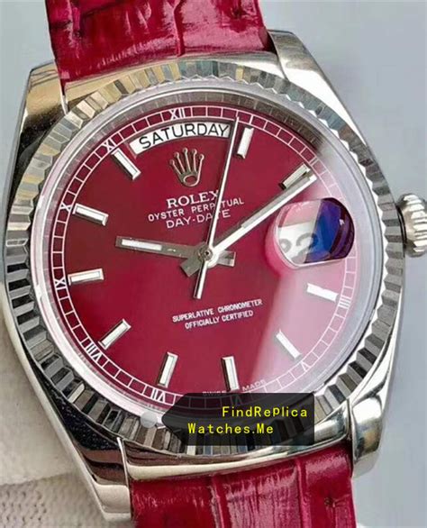 red face rolex replica|vintage red face rolex.